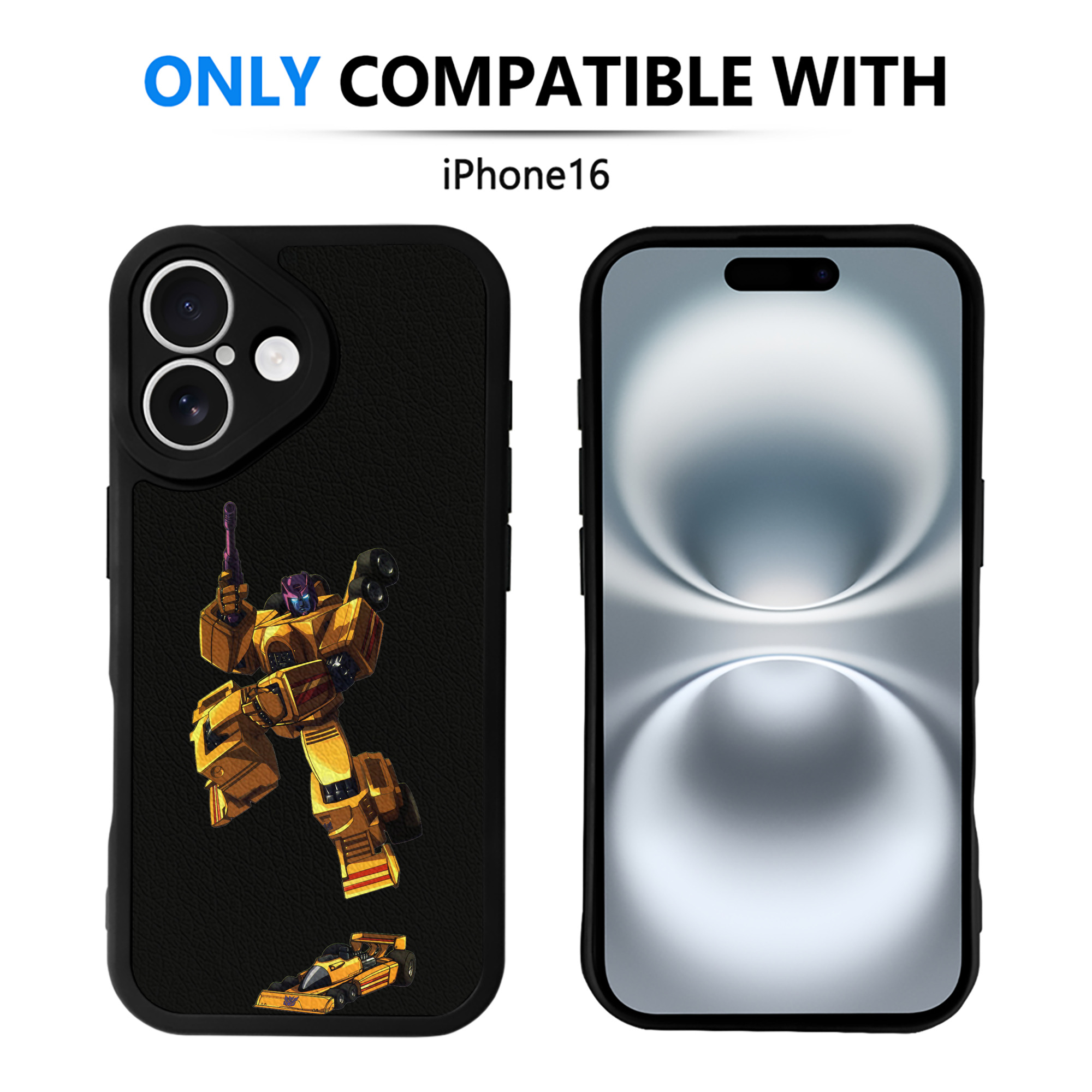 （画像用）  【iPhone 16シリーズ対応】シリコンスマホケース（レザー調） 材質：シリコン
